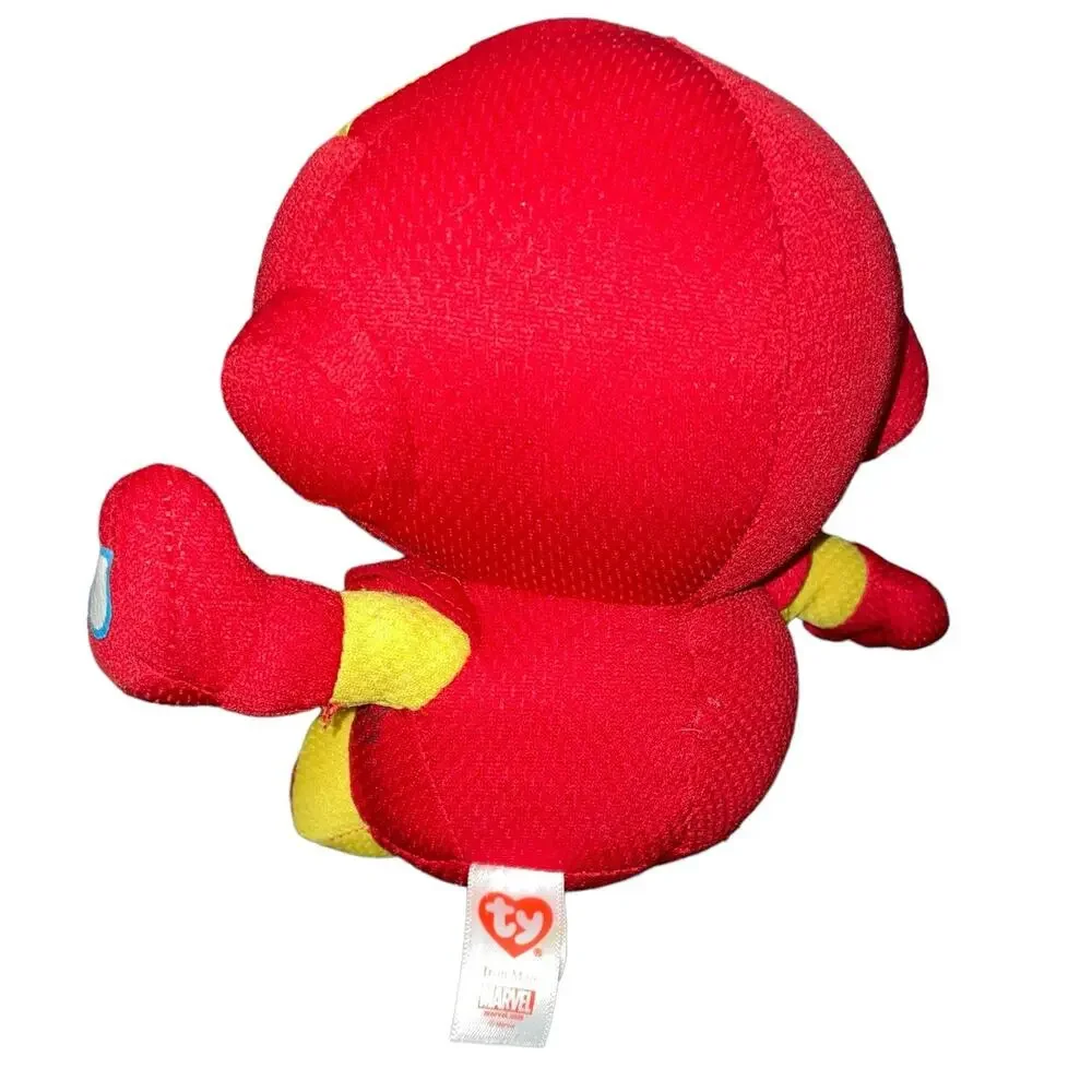 Ty Beanie Baby Marvel Iron Man Plush Stuffed Animal Pillow Bedroom Decor Gift 7